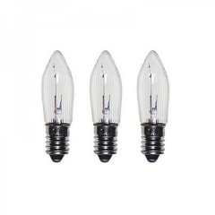 Blister x3 zapasowe żarówki 14V 3W E10 TOPPLAMPA 8261,000 Markslojd