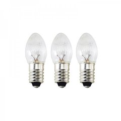 Blister x3 zapasowe żarówki 14V 3W E10 TOPPLAMPA 8261,000DK Markslojd