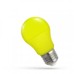 Żarówka LED GLS 4,9W E27 YELLOW WOJ + 14608 Spectrum