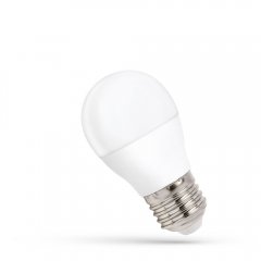 Żarówka LED Kulka E27 8W WW WOJ + 14218 Spectrum