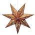 Ozdoba wisząca świetlna Gwiazda 45cm brązowy VALLBY 700556 Markslojd