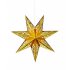 Ozdoba wisząca świetlna Gwiazda 45cm złoty VALLBY 702830 Markslojd