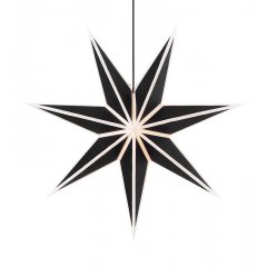 Ozdoba wisząca świetlna Gwiazda 75cm czarny / biały ADELE 704871 Markslojd