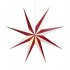 Ozdoba wisząca świetlna Gwiazda 75cm czerwony/biały ALVA 704523 Markslojd
