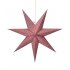 Ozdoba wisząca świetlna Gwiazda 75cm różowy CLARA 704904 Markslojd