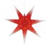Ozdoba wisząca świetlna LED 1,5W Gwiazda czerwona 2D NICOLAS 704950 Markslojd