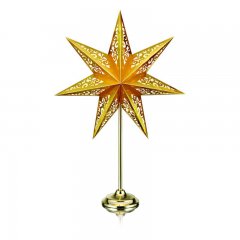 Ozdoba stołowa świetlna Gwiazda złoty VALLBY 702849 Markslojd