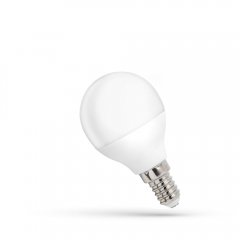 Żarówka LED Kulka 4W E14 CW WOJ + 13031 Spectrum