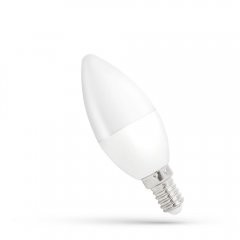 Żarówka LED Świecowa 1W E14 CW WOJ + 14453 Spectrum