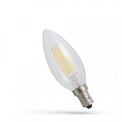 Żarówka LED Świecowa 6W E14 COG NW WOJ + 14388 Spectrum