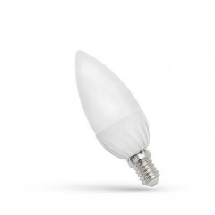 Żarówka LED Świecowa 6W E14 NW WOJ + 13758 Spectrum